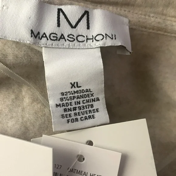 Magaschoni Heathered Oatmeal Modal Duster- NWT - Picture 16 of 17